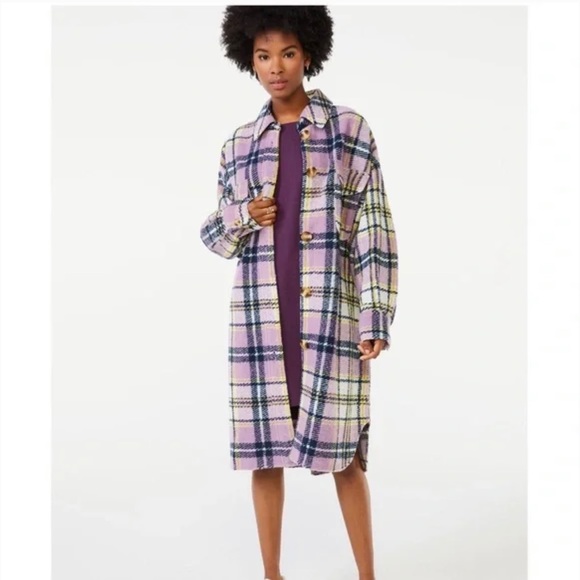 Scoop NYC Jackets & Blazers - NWT Scoop NYC Purple Shacket